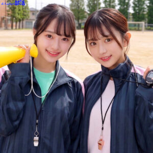 かりんちゃん＆かほちゃん｜素人ムクムク-部活-｜北岡果林 花守夏歩